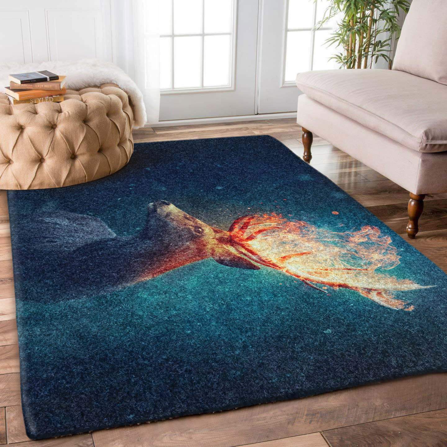Burning Deer Limited Edition Rug 7 Burning Deer Limited Edition Rug