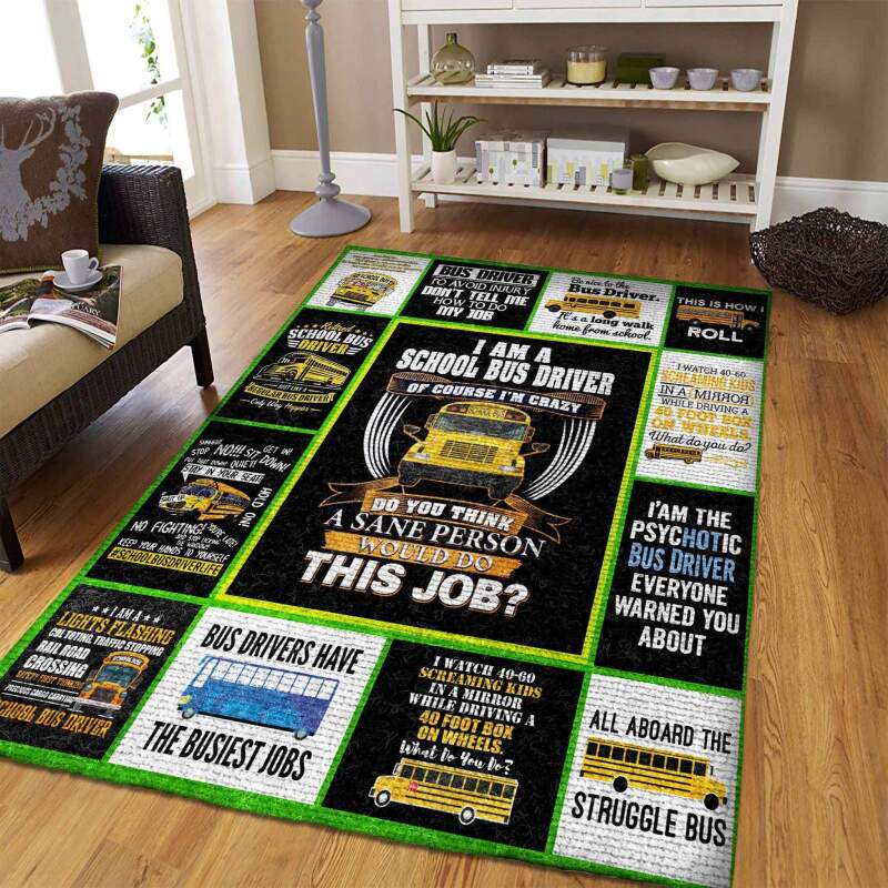 Bus Driver Limited Edition Rug 9 Bus Driver Limited Edition Rug