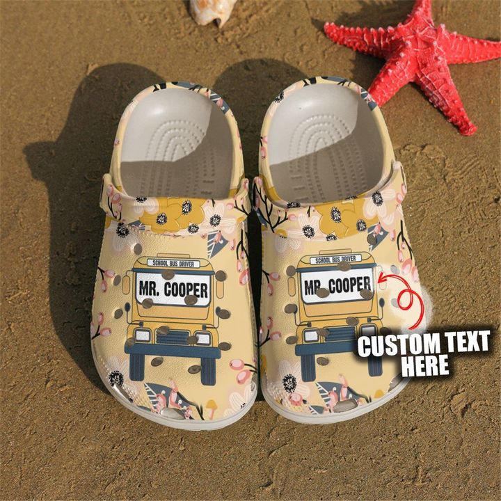 Bus Driver Personalized School Front Crocs Clog Shoes 4 Bus Driver Personalized School Front Crocs Clog Shoes