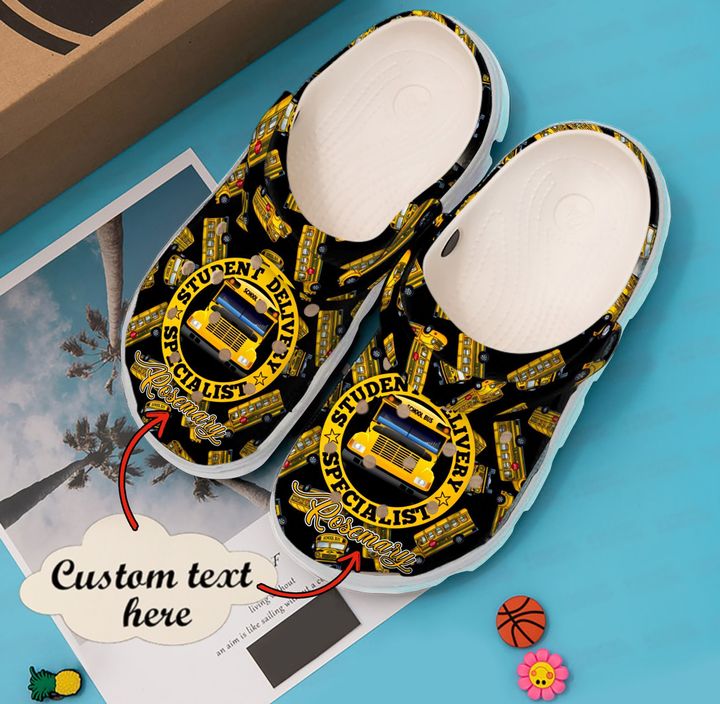 Bus Driver Personalized Student Delivery Specialist Crocs Clog Shoes 10 Bus Driver Personalized Student Delivery Specialist Crocs Clog Shoes