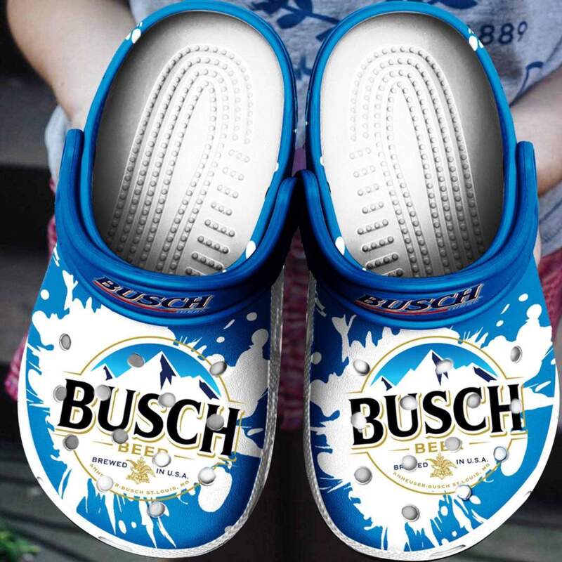 Busch Beer Crocs Clog Shoes
