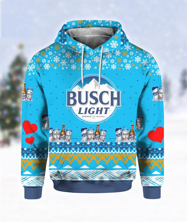 Busch Light Beer Hoodie 3D 6 Busch Light Beer Hoodie 3D