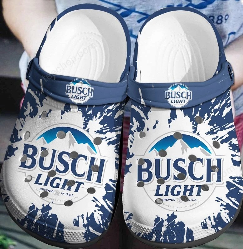 Busch Light Charm Crocs Clog Shoes - Animetrium