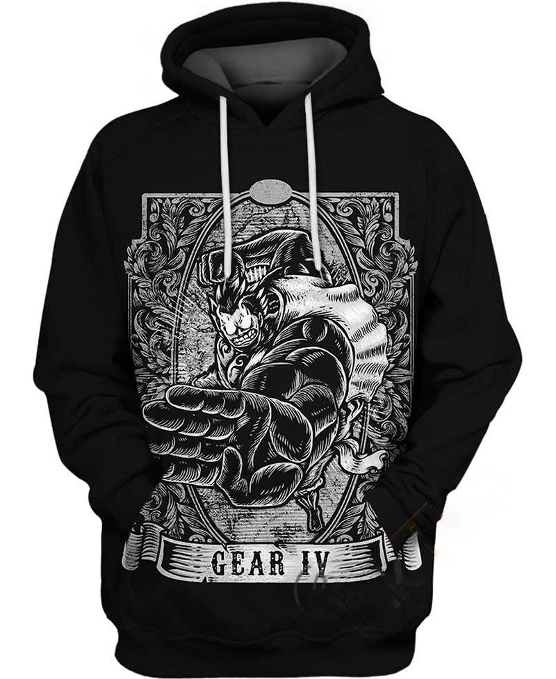 Busoshoku Haki Hoodie 3D