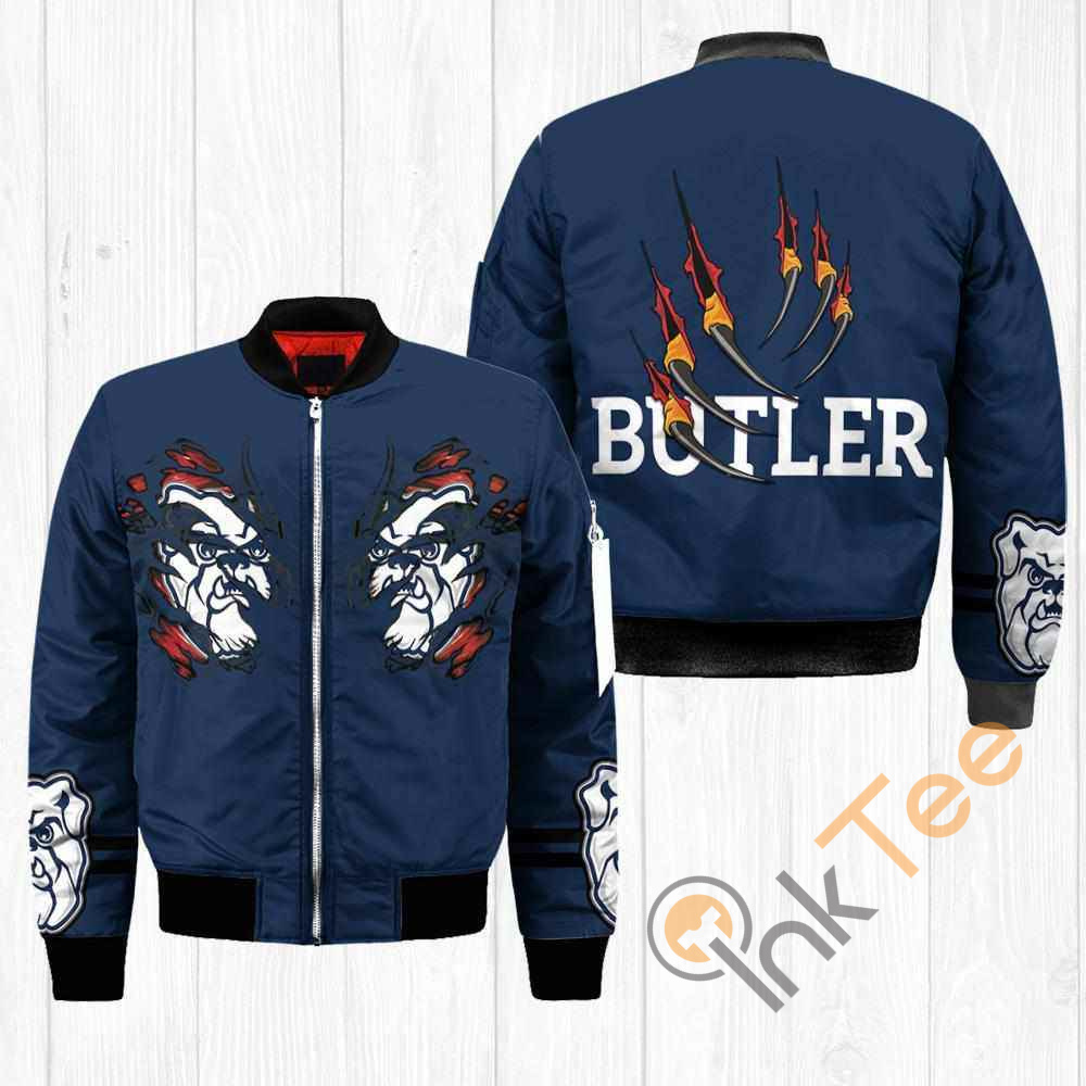 Butler Bulldogs NCAA Claws Apparel Best Christmas Gift For Fans Bomber Jacket 2 Butler Bulldogs NCAA Claws Apparel Best Christmas Gift For Fans Bomber Jacket