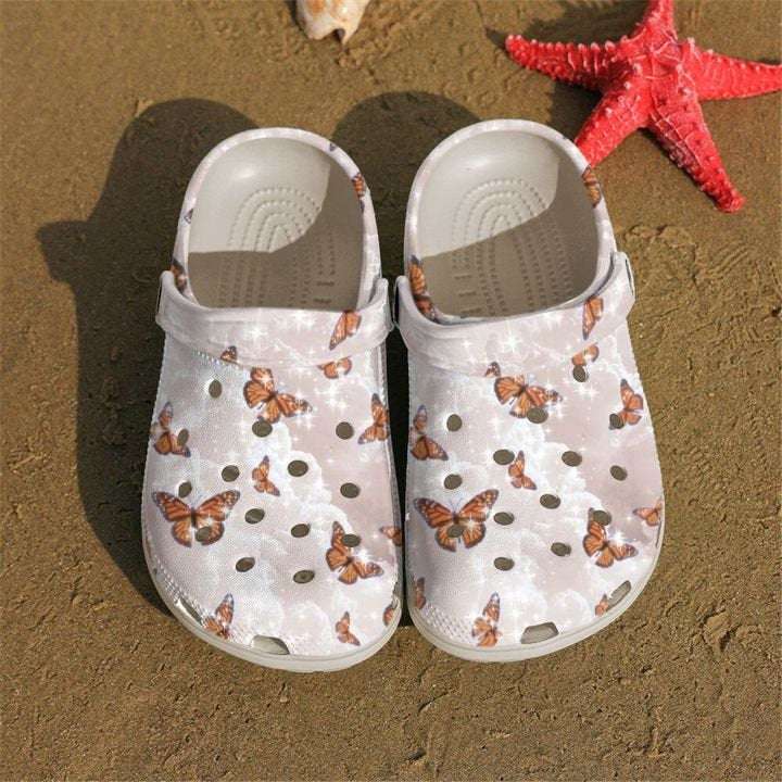 Butterfly Beautiful Animal Crocs Clog Shoes 2 Butterfly Beautiful Animal Crocs Clog Shoes