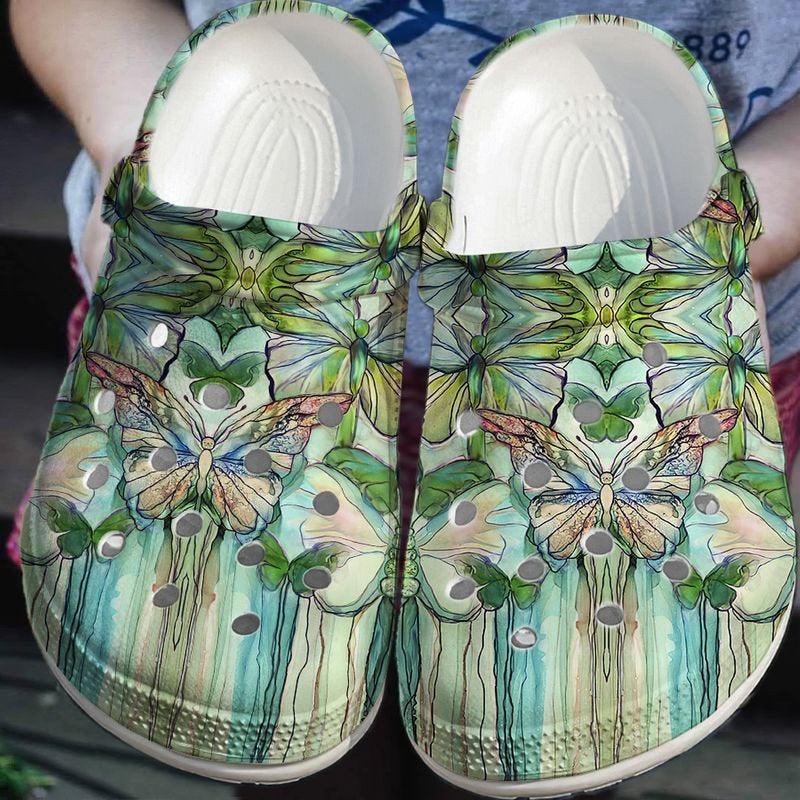 Butterfly Crocs Clog Shoes 1 Butterfly Crocs Clog Shoes