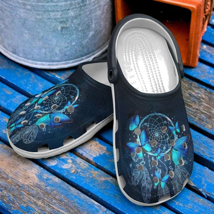 Butterfly Dreamcatcher And Crocs Clog Shoes