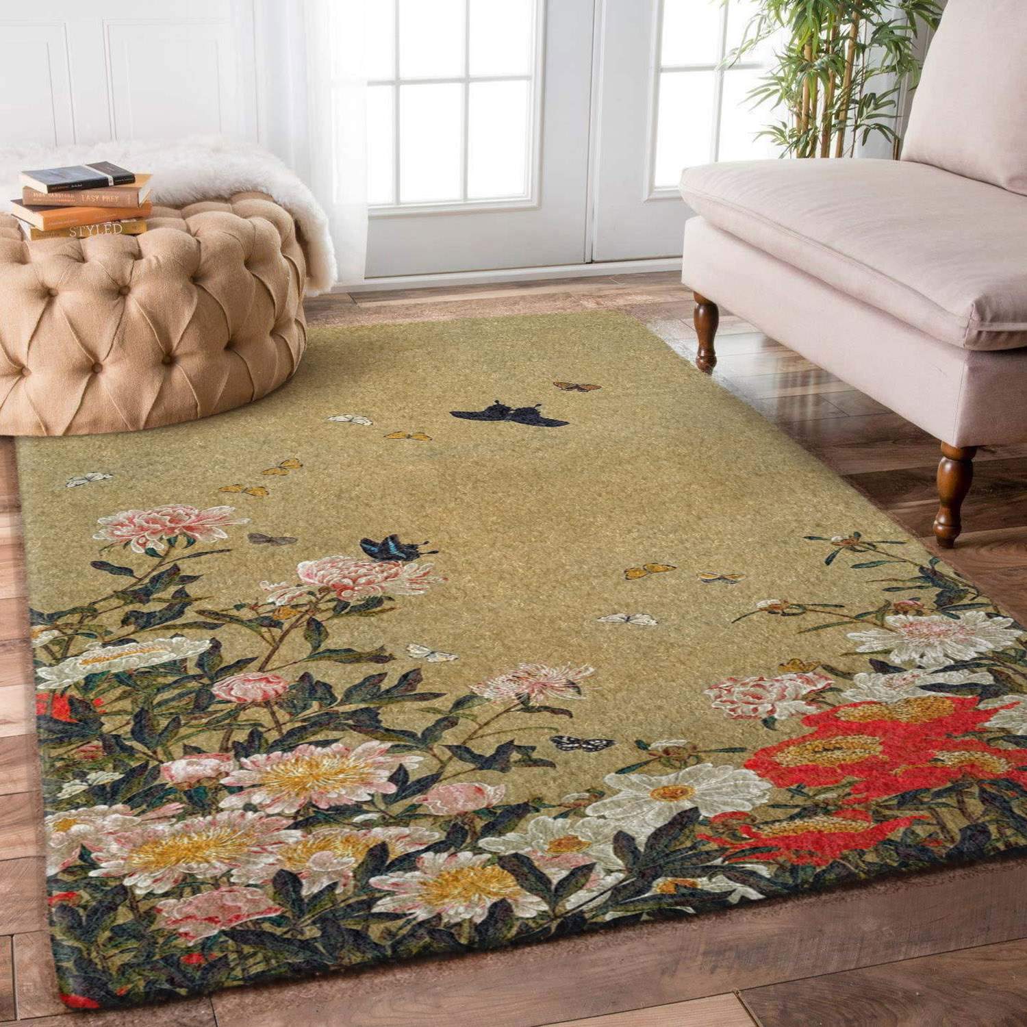 Butterfly Flower Limited Edition Rug 9 Butterfly Flower Limited Edition Rug