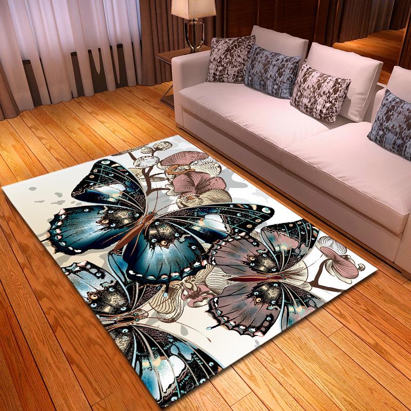 Distressed Butterflies Limited Edition Rug