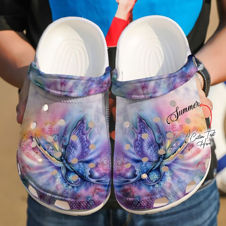 Butterfly Personalized Epic Crocs Clog Shoes