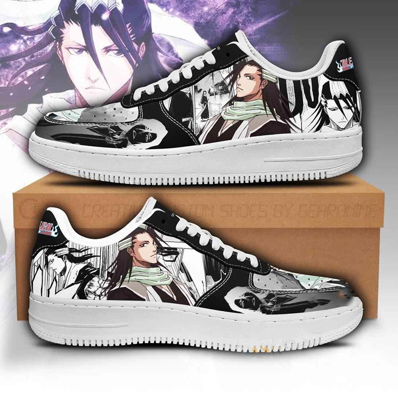 Byakuya Bleach Anime Nike Air Force Shoes