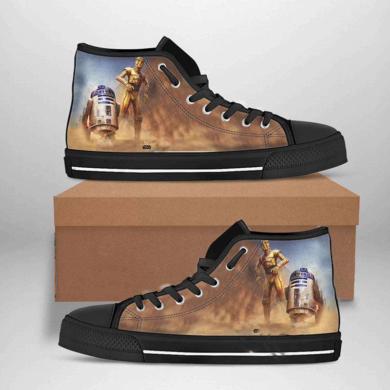 C3po Best Movie Character High Top Shoes