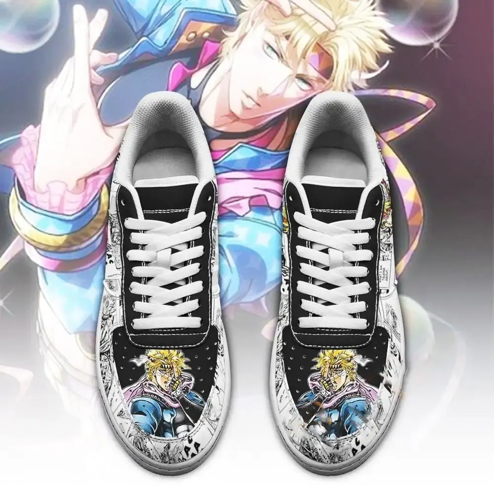 Caesar Zeppeli Manga Style Jojo’s Anime Fan Gift Amazon Nike Air Force Shoes