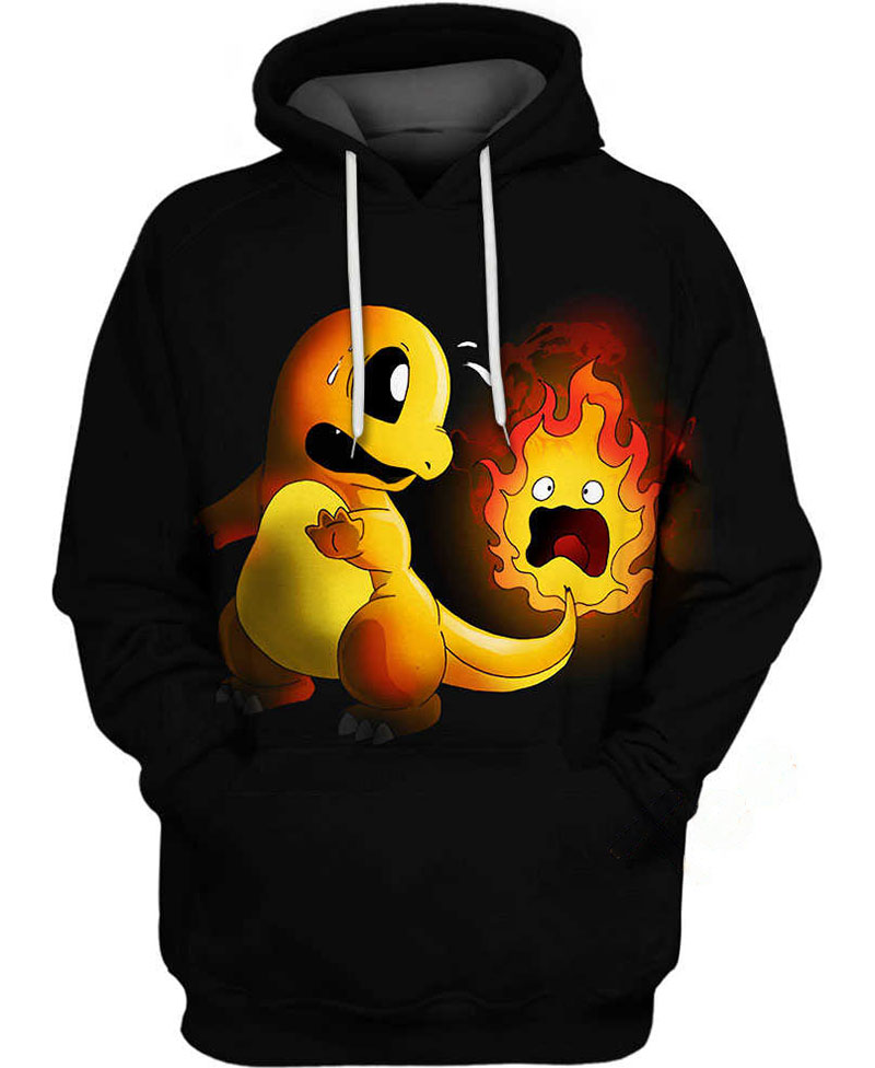 Calcifer Tail Hoodie 3D 7 Calcifer Tail Hoodie 3D