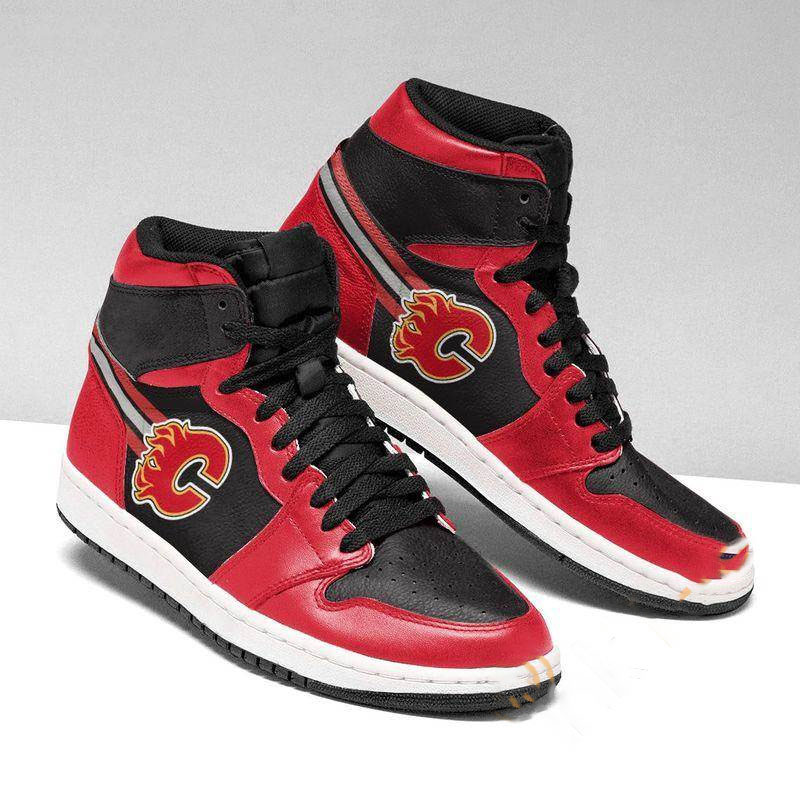 Calgary Flames Custom Sneaker Air Jordan Shoes