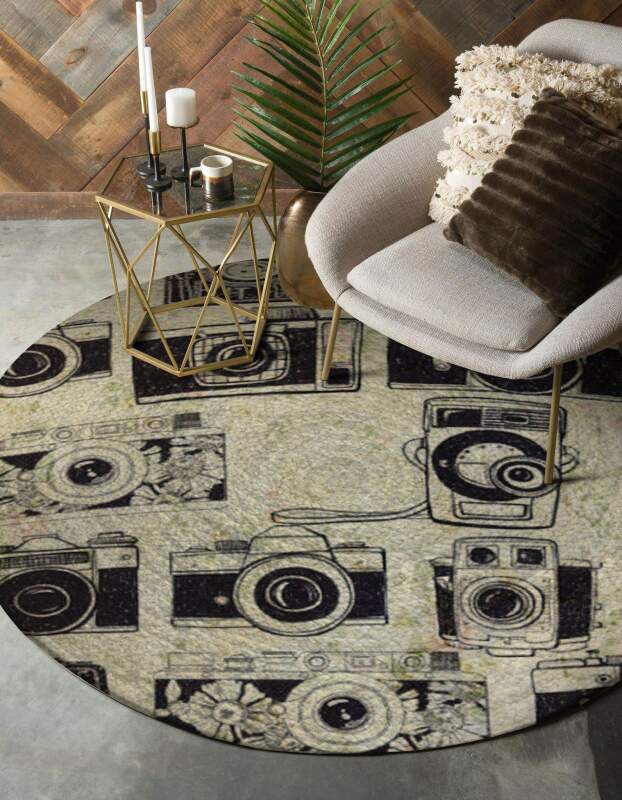 Camera Limited Edition Round Rug