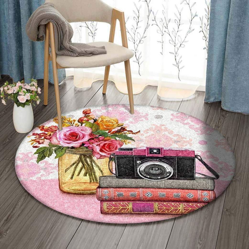 Camera Limited Edition Round Rug 5 Camera Limited Edition Round Rug
