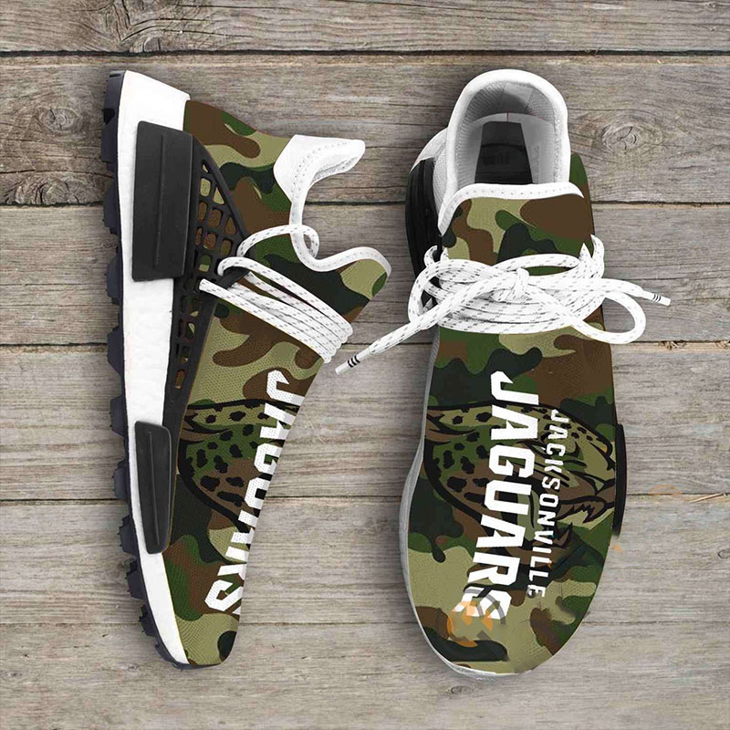 Camo Camouflage Jacksonville Jaguars Nfl NMD Human Shoes
