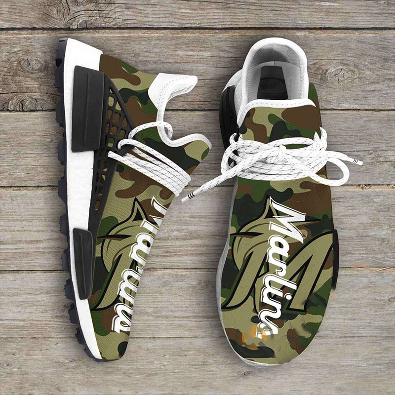 Camo Camouflage Miami Marlins Mlb Sport Teams NMD Human Shoes 5 Camo Camouflage Miami Marlins Mlb Sport Teams NMD Human Shoes