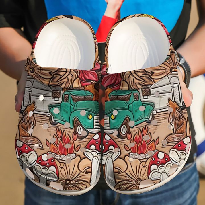 Camping Caravan V1 Crocs Clog Shoes 5 Camping Caravan V1 Crocs Clog Shoes