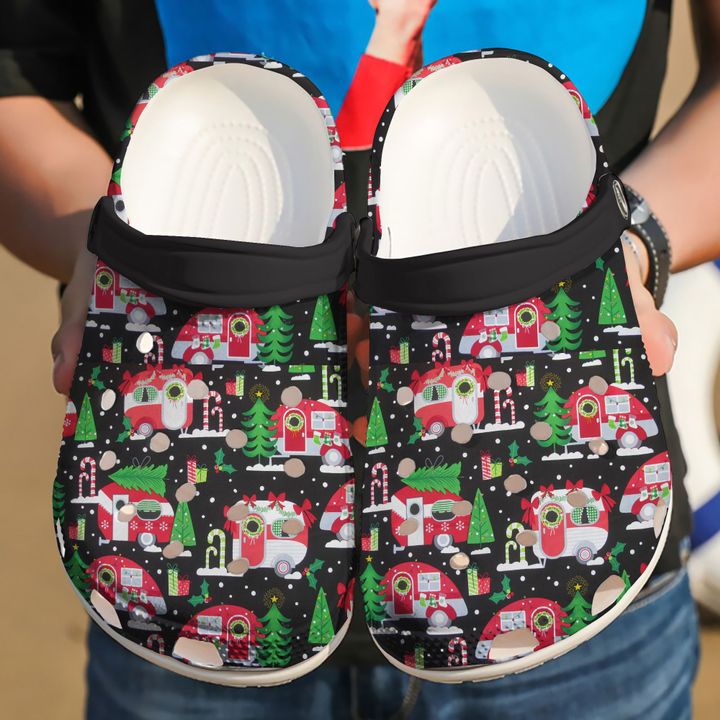 Camping Christmas V2 Crocs Clog Shoes
