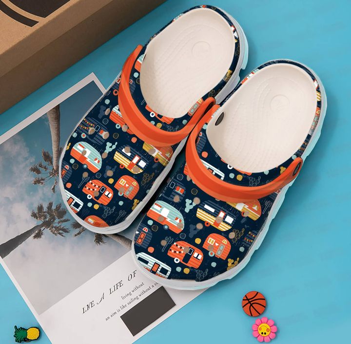 Camping Happy Campers V3 Crocs Clog Shoes 3 Camping Happy Campers V3 Crocs Clog Shoes