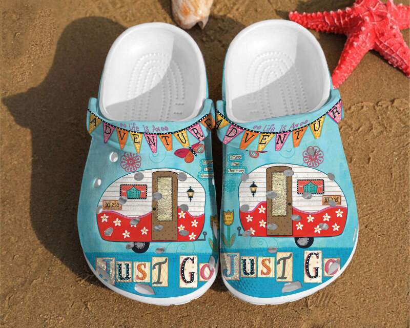 Camping Juts Go Summer Happy Camper Best Gifts For Lovers Campers Cool Crocs Clog Shoes 9 Camping Juts Go Summer Happy Camper Best Gifts For Lovers Campers Cool Crocs Clog Shoes