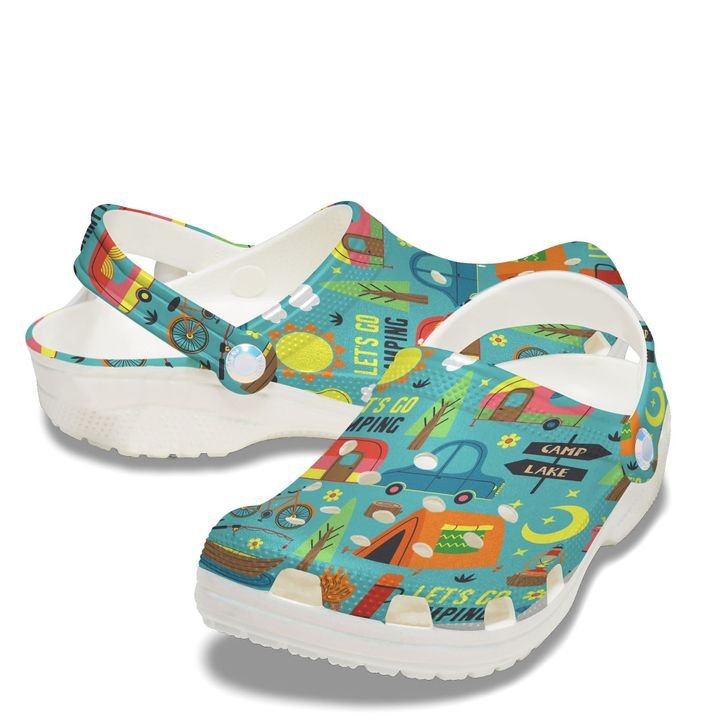 Camping Let’s Go Crocs Clog Shoes