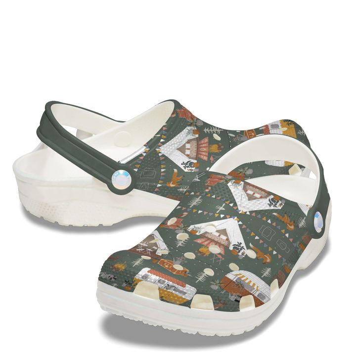 Camping Time Crocs Clog Shoes 5 Camping Time Crocs Clog Shoes