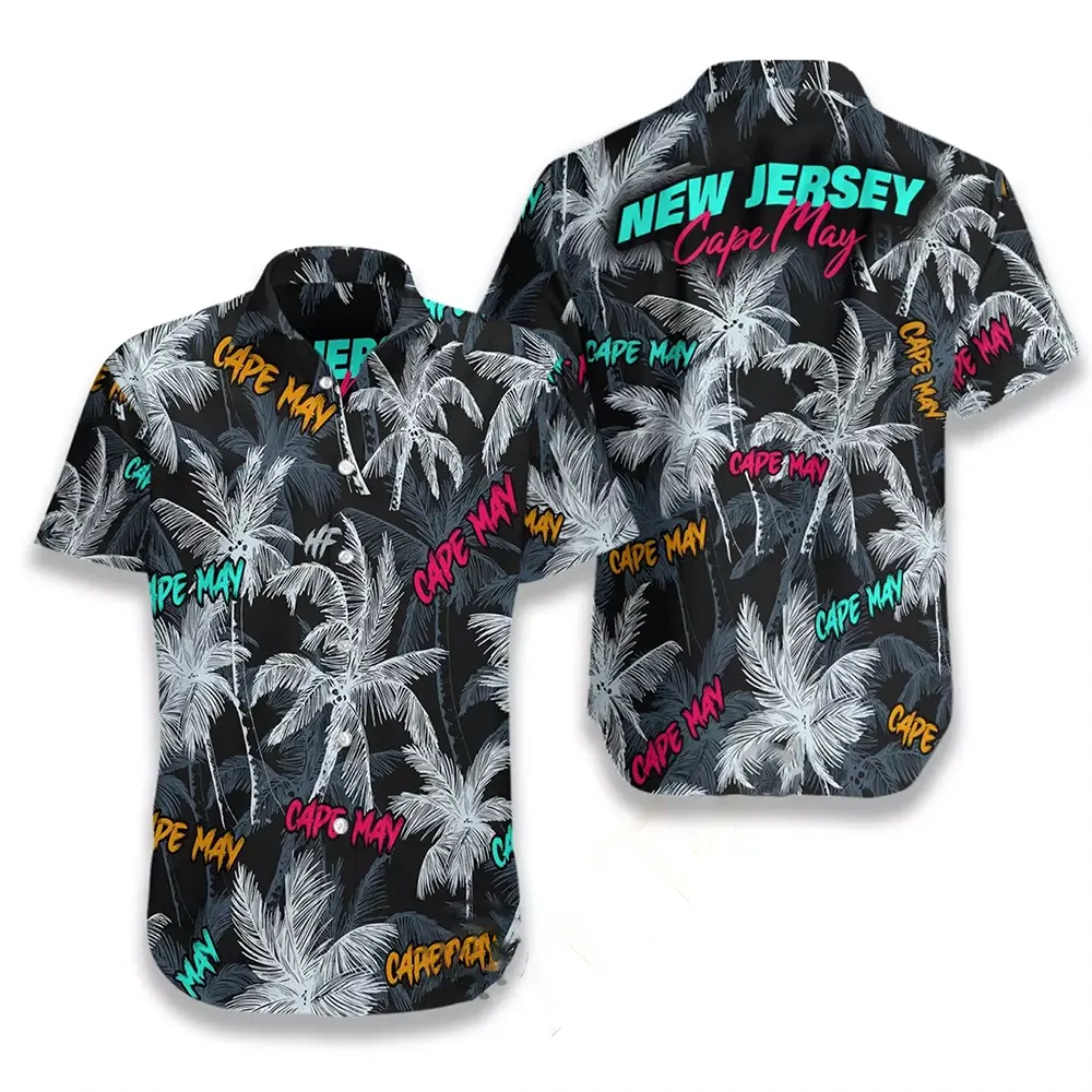 Cape May Coconut Tree Seamless Hawaiian shirts