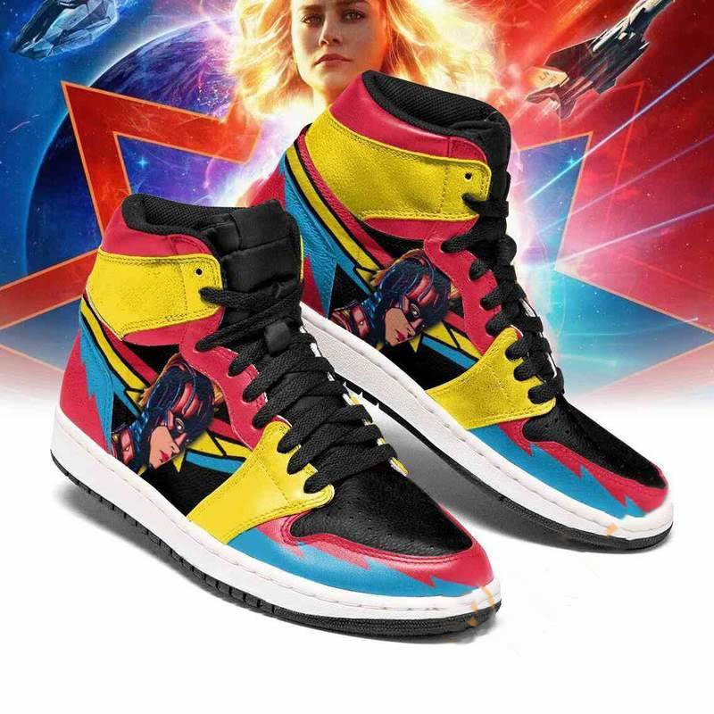 Captain Marvel Marvel Custom Air Jordan Shoes