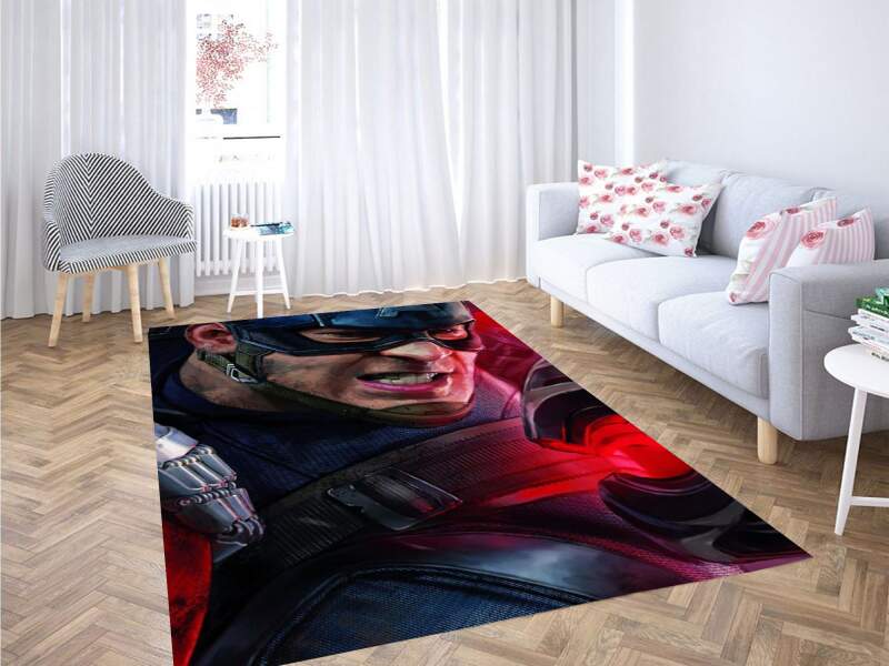 Captain Of America Carpet Rug
