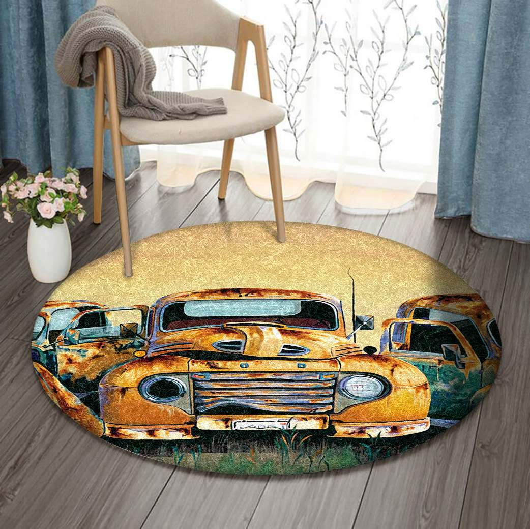 Car Limited Edition Round Rug