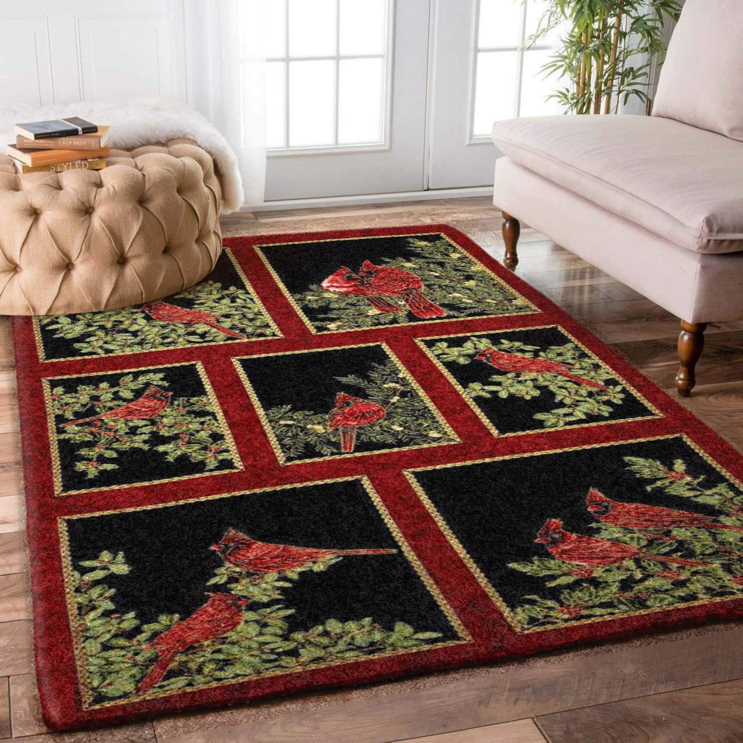 Festive Cardinal Limited Edition Rug