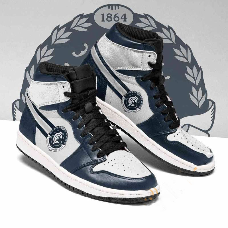 Carlton Blues Afl Top Custom Air Jordan Shoes