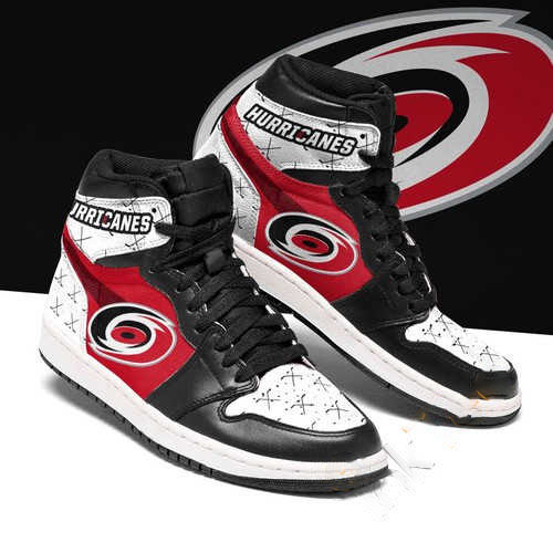 Carolina Hurricanes High Top Jordan Custom Air Jordan Shoes