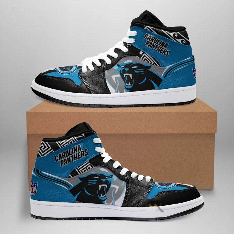 Carolina Panthers Custom Air Jordan Shoes 9 Carolina Panthers Custom Air Jordan Shoes