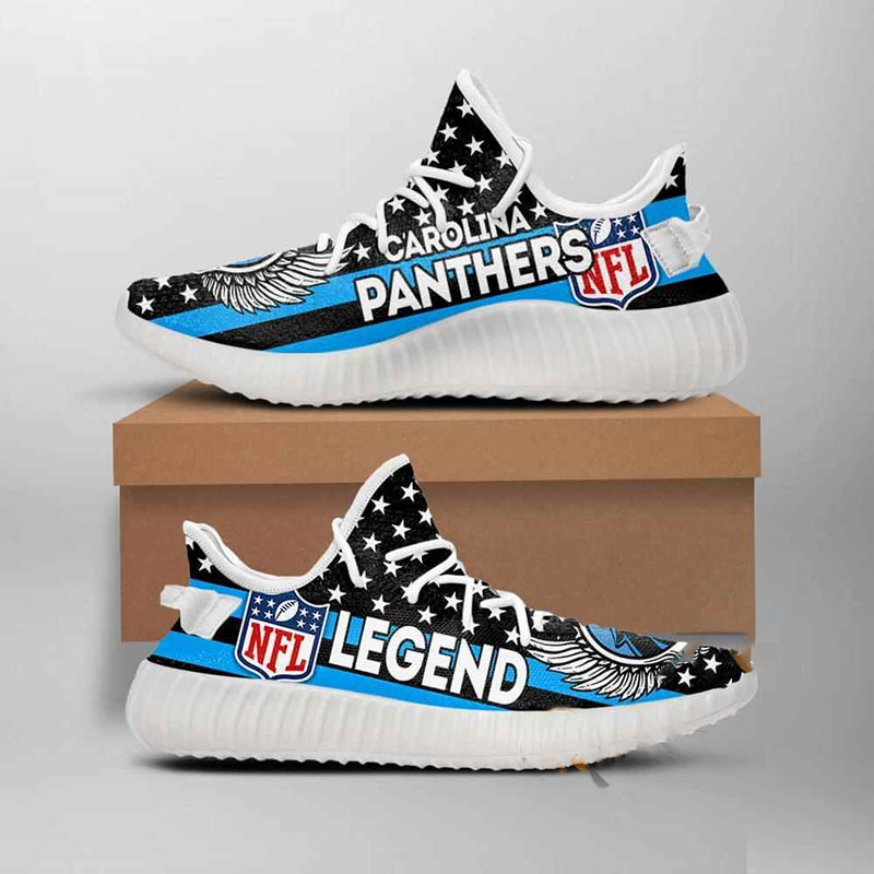 Carolina Panthers Legend Nfl Yeezy Boost 8 Carolina Panthers Legend Nfl Yeezy Boost