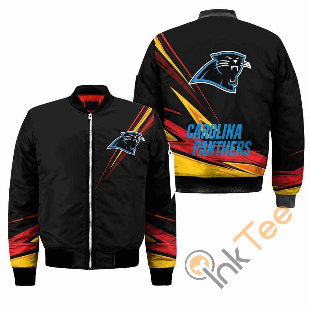 Carolina Panthers NFL Black Apparel Best Christmas Gift For Fans Bomber Jacket