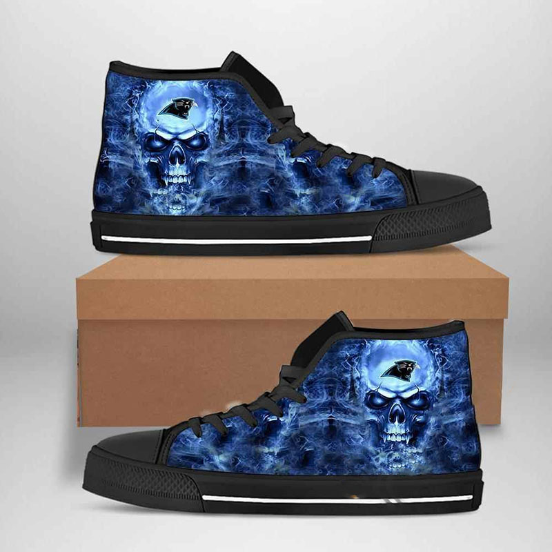 Carolina Panthers Nfl Football High Top Shoes