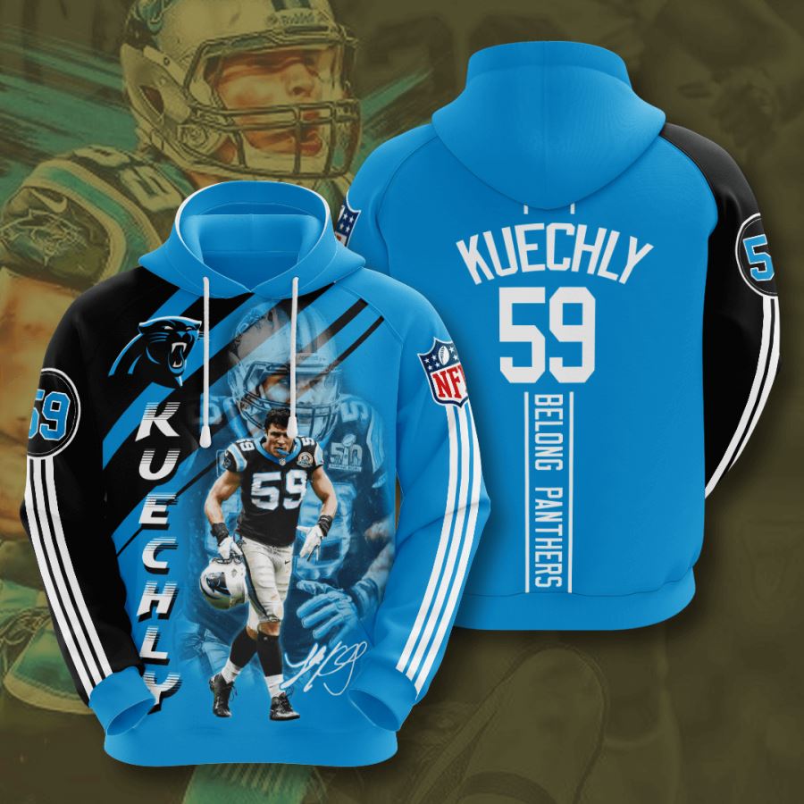 Carolina Panthers Custom Hoodie 3D