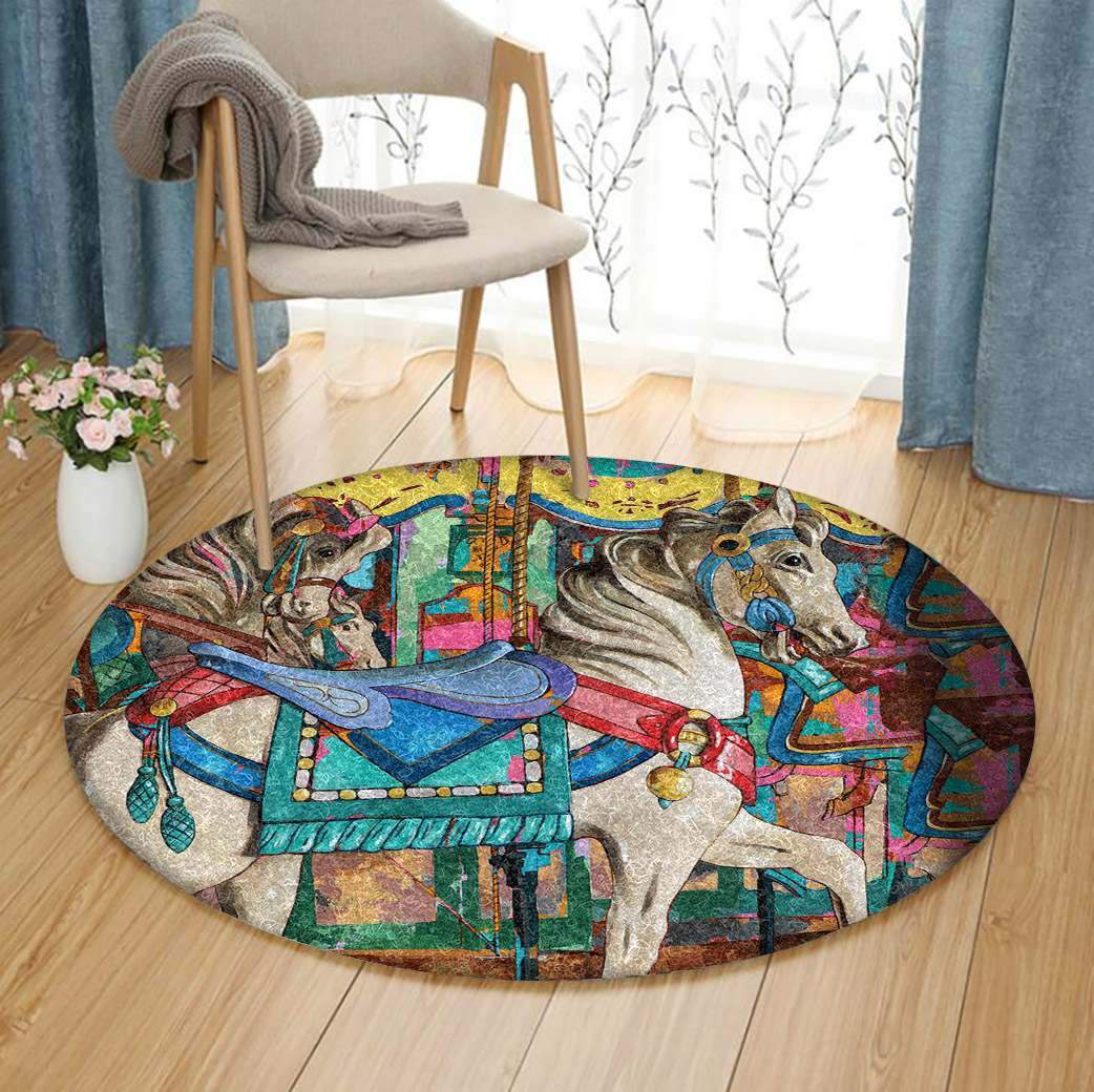 Carousel Limited Edition Round Rug
