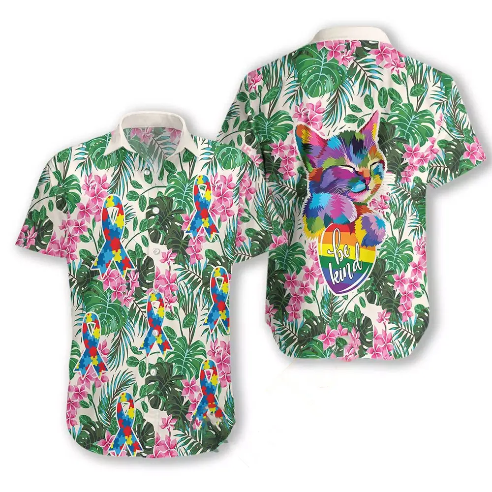 Cat Autism Awareness Hawaiian shirts 6 Cat Autism Awareness Hawaiian shirts
