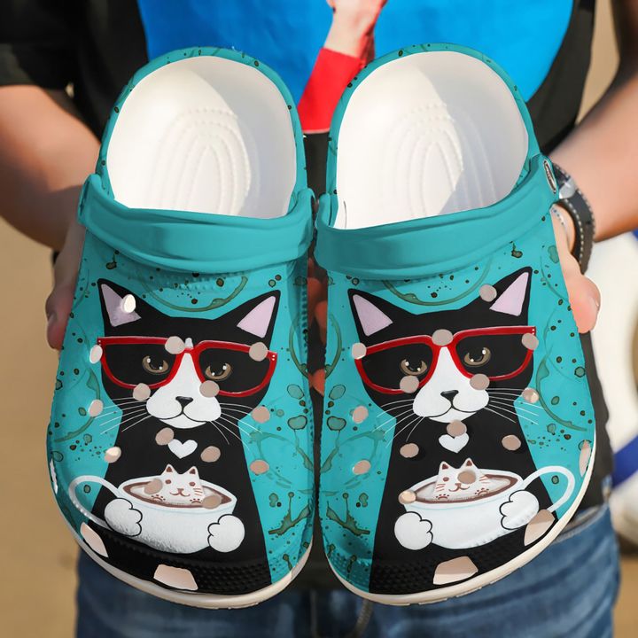 Cat Cappuccino Crocs Clog Shoes 1 Cat Cappuccino Crocs Clog Shoes