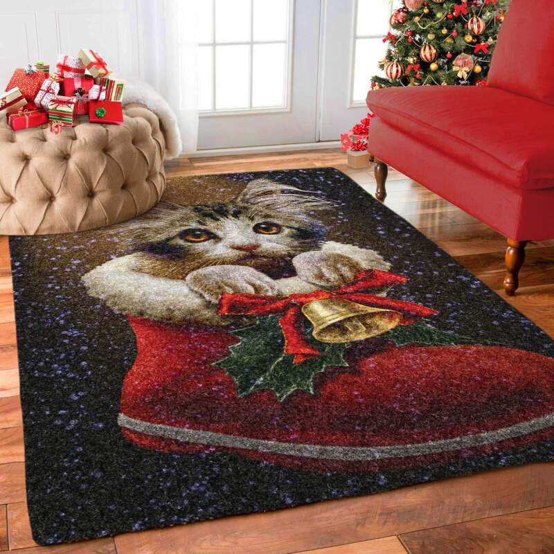 Cat Christmas Limited Edition Rug 1 Cat Christmas Limited Edition Rug