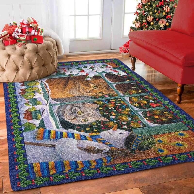 Cat Christmas Limited Edition Rug 8 Cat Christmas Limited Edition Rug