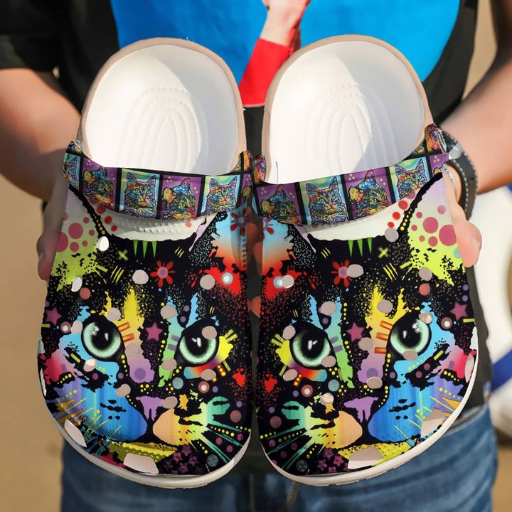Cat Colorful Crocs Clog Shoes 2 Cat Colorful Crocs Clog Shoes