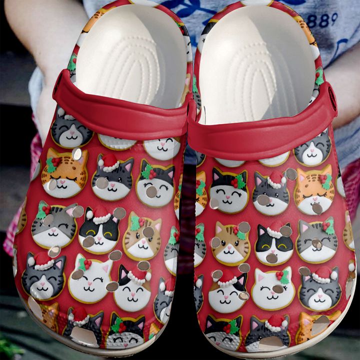 Cat Cute Christmas Cats Crocs Clog Shoes 1 Cat Cute Christmas Cats Crocs Clog Shoes