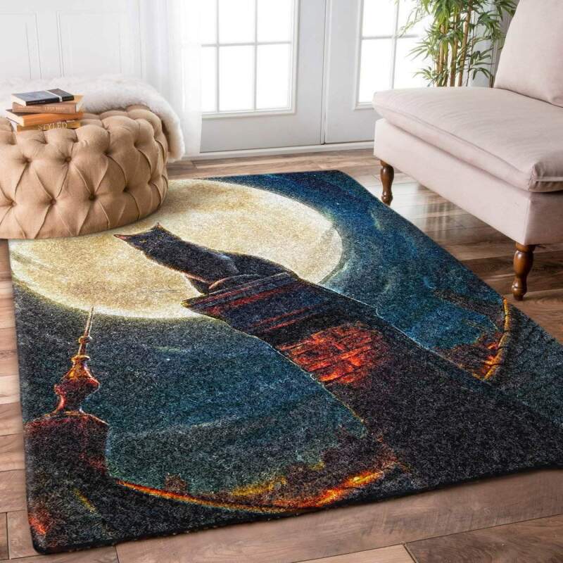 Black Cat & Moon Limited Edition Rug